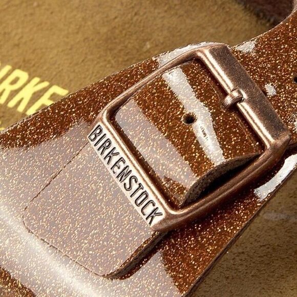 Birkenstock NWT Madrid Birkoflor Magic Galaxy Bronze Size 43 - Picture 3 of 10